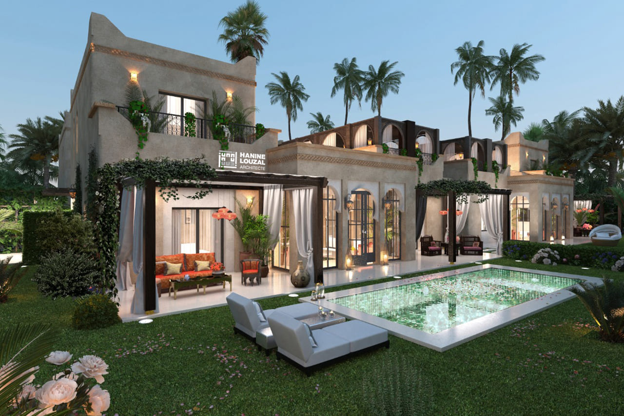 Villa Palmerie – Marrakech, Maroc – ArchiRabat architecte